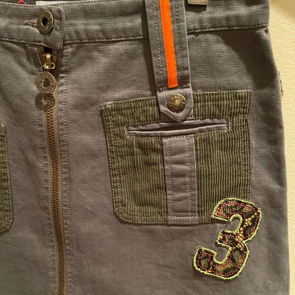 💕Dolce & Gabbana Girls’ mini mix media jean skirt. Sz 12 - Picture 10 of 12